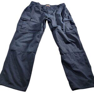 5.11 Tactical Cargo Pants Mens 2XL Blue Workwear Chino Heavy Stretch Ripstop